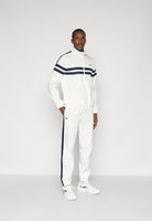 Lacoste TRACKSUIT SET - Tracksuit - flour/navy blue/green