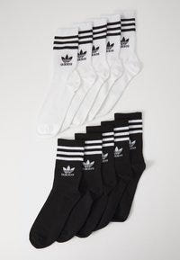 STRIP UNISEX 10 PACK - Socks - white