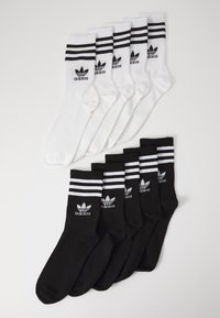STRIP UNISEX 10 PACK - Socks - white