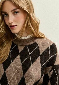Jumper - brown pattern