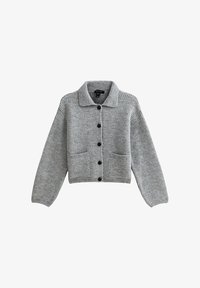 COLLARED BUTTON  - Cardigan - pale grey