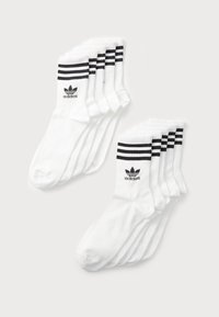 STRIP UNISEX 10 PACK - Socks - white