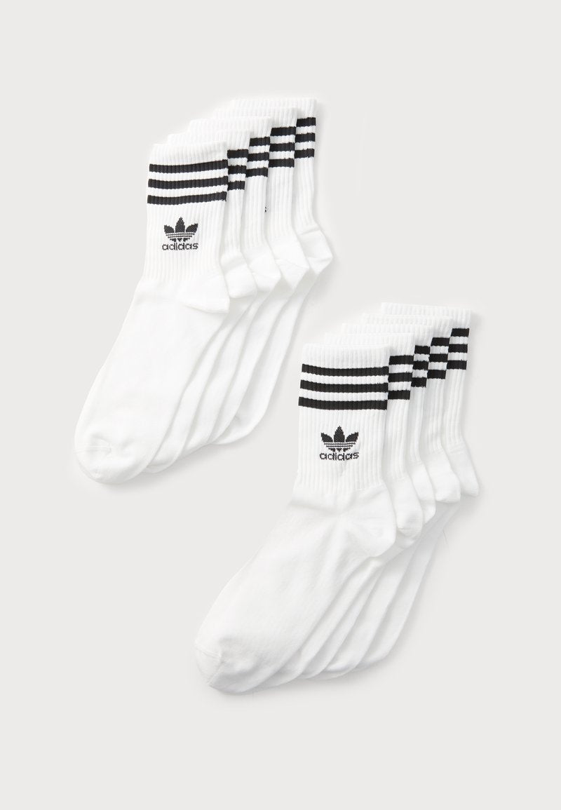 STRIP UNISEX 10 PACK - Socks - white