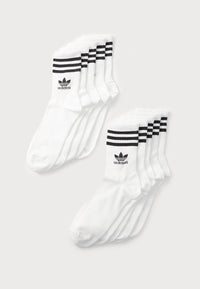 STRIP UNISEX 10 PACK - Socks - white