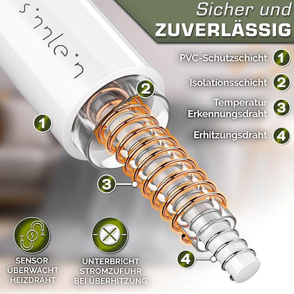 Gray Plush Electric Heated Blanket 200x180cm