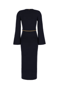 Michael Kors Michael Kors Midnight blue stretch wool blend dress Blauw