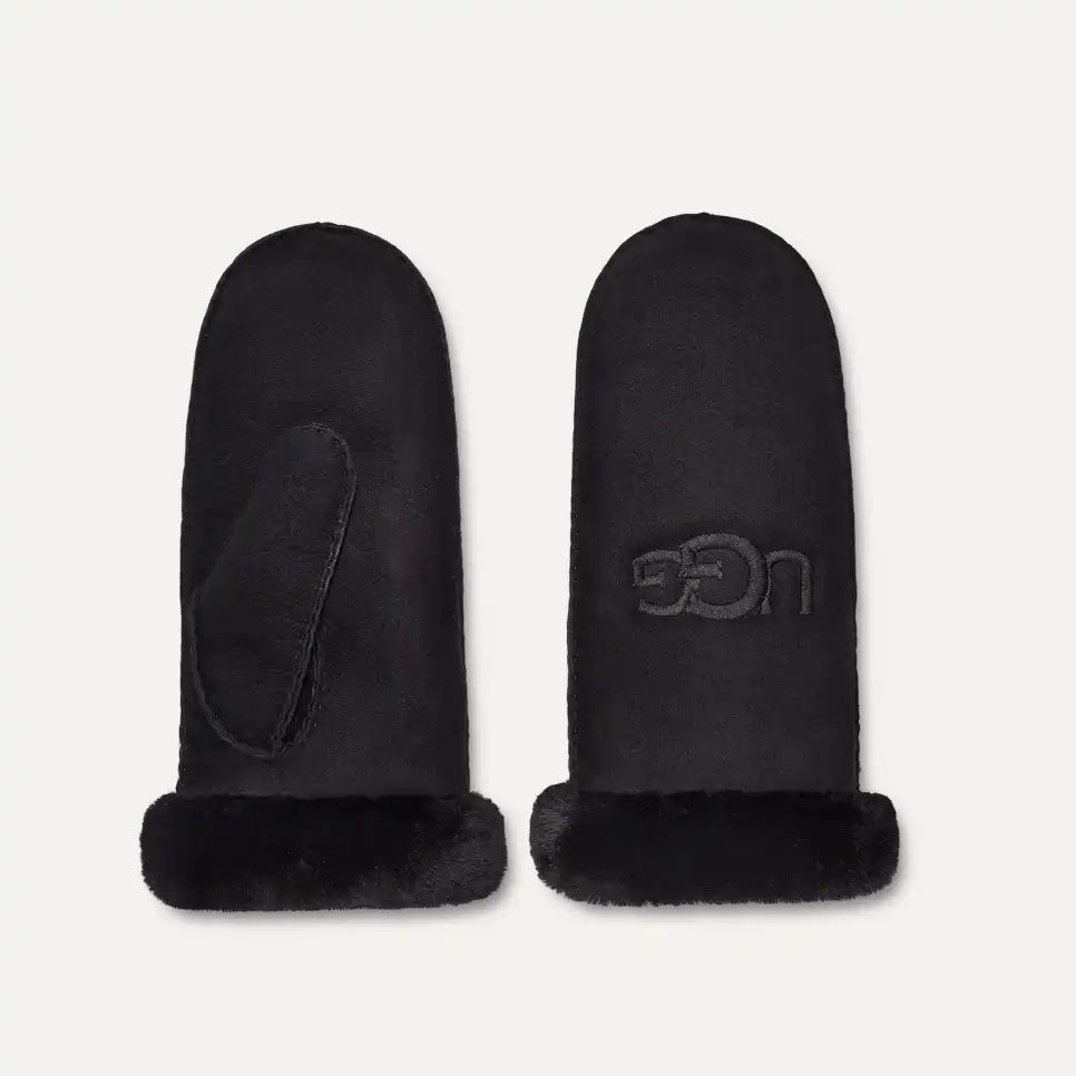 Ugg Women’s Sheepskin Mittens with Embroidery