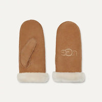 Ugg Women’s Sheepskin Mittens with Embroidery