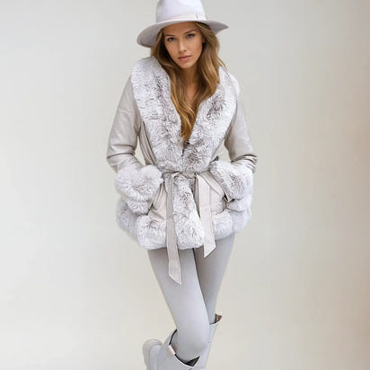Plush Faux Fur Coat