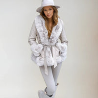 Plush Faux Fur Coat